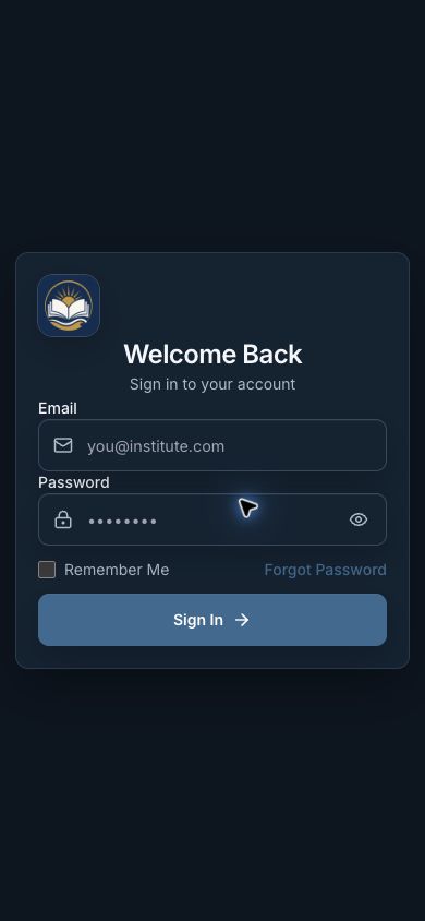 Actual Shiksha Sagar mobile login screen